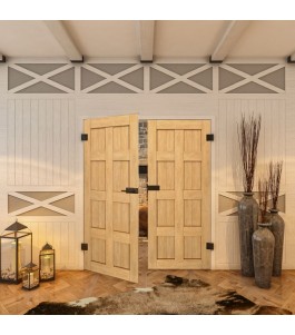 Ganzglastür - Country Sonoma Eiche Model 60-modernes Zuhause