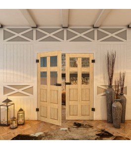 Ganzglastür - Country Sonoma Eiche Model 62-modernes Zuhause