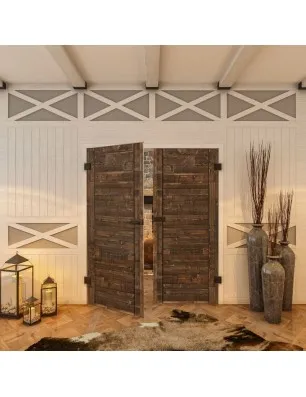 Ganzglastür - Country Altholz Astig Model 10