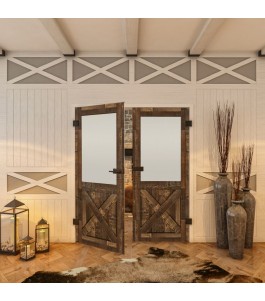 Ganzglastür - Country Altholz Astig Model 53