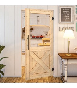 Pendeltür - Country Astkiefer Model 52 - modernes Zuhause