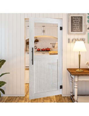 Pendeltür - Country Weiss Rustikal Model 22-modernes Zuhause