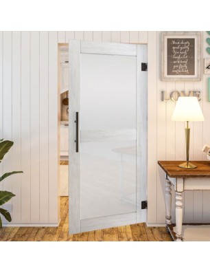 Pendeltür - Country Weiss Rustikal Model 23-modernes Zuhause