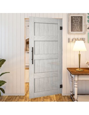 Pendeltür - Country Weiss Rustikal Model 30-modernes Zuhause