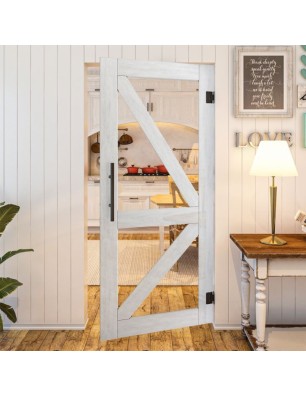 Pendeltür - Country Weiss Rustikal Model 41-modernes Zuhause