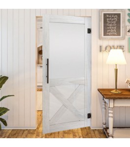 Pendeltür - Country Weiss Rustikal Model 53-modernes Zuhause