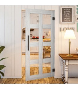 Pendeltür - Country Weiss Rustikal Model 61-modernes Zuhause