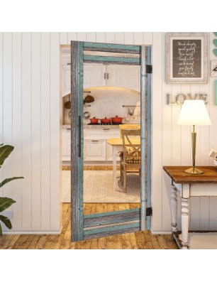 Pendeltür - Country Bunt geplankt Model 11-modernes Zuhause