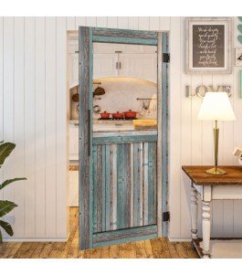 Pendeltür - Country Bunt geplankt Model 22-modernes Zuhause