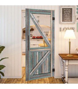 Pendeltür - Country Bunt geplankt Model 44-modernes Zuhause