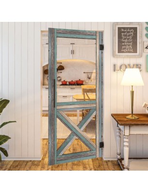 Pendeltür - Country Bunt geplankt Model 51-modernes Zuhause