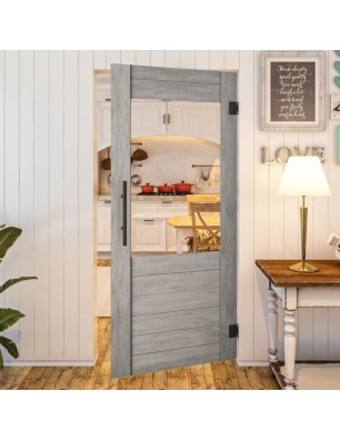 Pendeltür - Country Graueiche Model 12 - modernes Zuhause