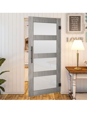 Pendeltür - Country Graueiche Model 35 - modernes Zuhause