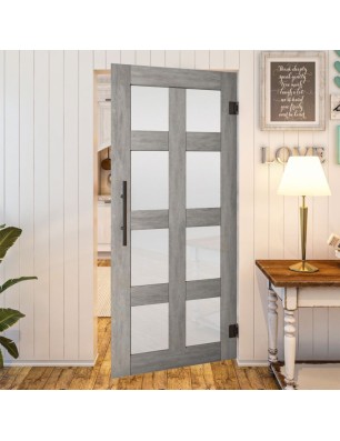 Pendeltür - Country Graueiche Model 64 - modernes Zuhause
