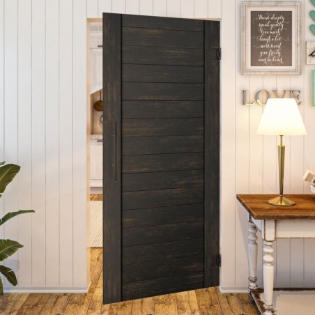 Pendeltür - Country Schwarz gebeizt Model 10
