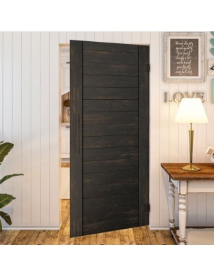 Pendeltür - Country Schwarz gebeizt Model 10