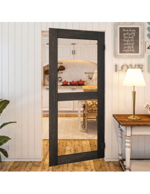 Pendeltür - Country Schwarz gebeizt Model 22