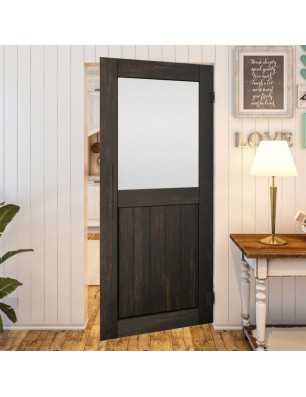 Pendeltür - Country Schwarz gebeizt Model 23