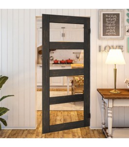 Pendeltür - Country Schwarz gebeizt Model 31