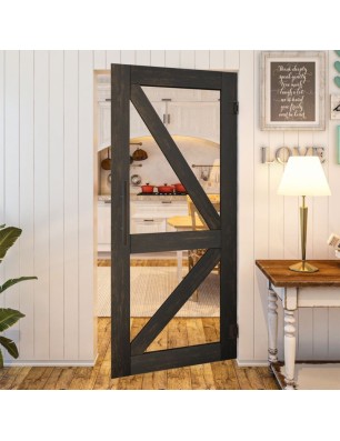 Pendeltür - Country Schwarz gebeizt Model 41