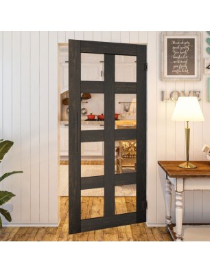 Pendeltür - Country Schwarz gebeizt Model 61