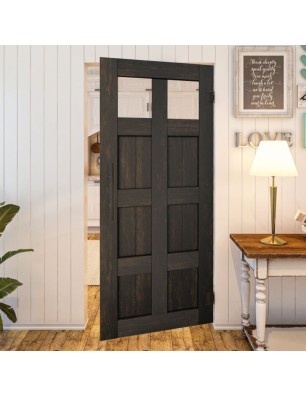 Pendeltür - Country Schwarz gebeizt Model 63
