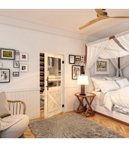 Pendeltür - Country Astkiefer Model 52 - modernes Zuhause