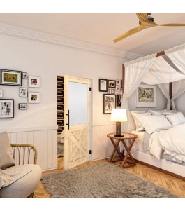 Pendeltür - Country Astkiefer Model 54 - modernes Zuhause