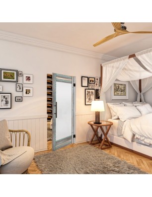 Pendeltür - Country Bunt geplankt Model 13-modernes Zuhause