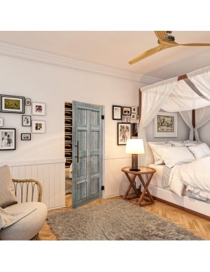 Pendeltür - Country Bunt geplankt Model 60-modernes Zuhause