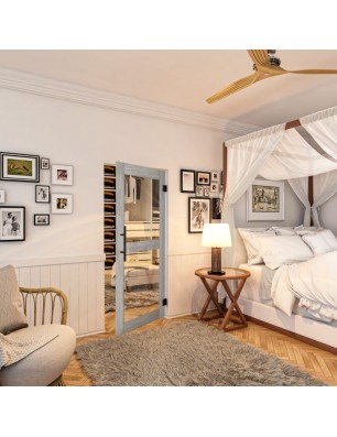 Pendeltür - Country Graueiche Model 21 - modernes Zuhause