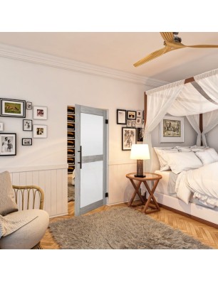 Pendeltür - Country Graueiche Model 23 - modernes Zuhause