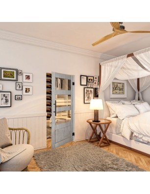 Pendeltür - Country Graueiche Model 32 - modernes Zuhause