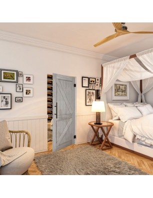 Pendeltür - Country Graueiche Model 40 - modernes Zuhause