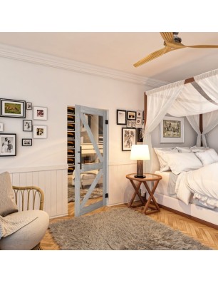 Pendeltür - Country Graueiche Model 41 - modernes Zuhause