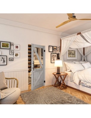 Pendeltür - Country Graueiche Model 42 - modernes Zuhause