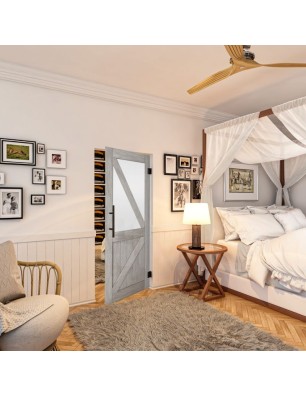 Pendeltür - Country Graueiche Model 44 - modernes Zuhause