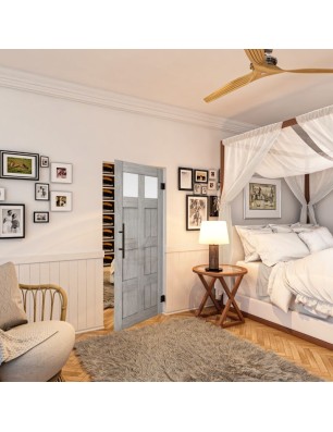 Pendeltür - Country Graueiche Model 66 - modernes Zuhause