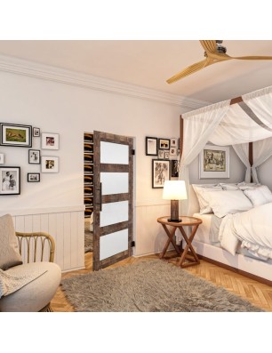 Pendeltür - Country Altholz Astig Model 38-modernes Zuhause