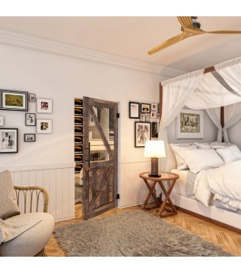 Pendeltür - Country Altholz Astig Model 41-modernes Zuhause