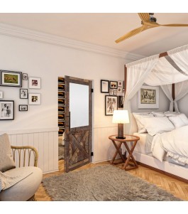 Pendeltür - Country Altholz Astig Model 53-modernes Zuhause