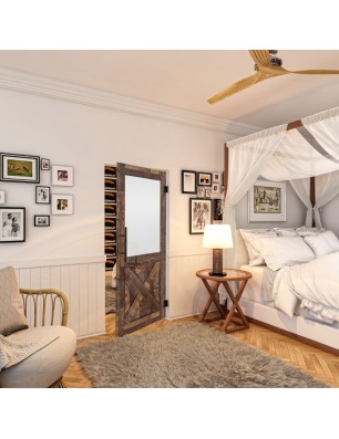 Pendeltür - Country Altholz Astig Model 53-modernes Zuhause
