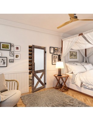 Pendeltür - Country Altholz Astig Model 54-modernes Zuhause