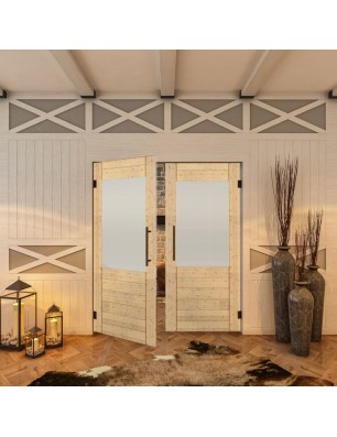 Pendeltür - Country Astkiefer Model 14 - modernes Zuhause