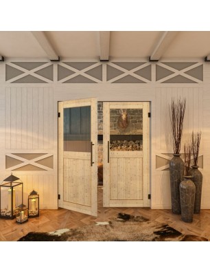 Pendeltür - Country Astkiefer Model 22 - modernes Zuhause
