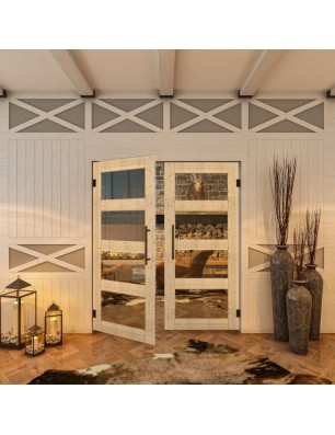 Pendeltür - Country Astkiefer Model 31 - modernes Zuhause