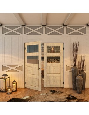 Pendeltür - Country Astkiefer Model 33 - modernes Zuhause