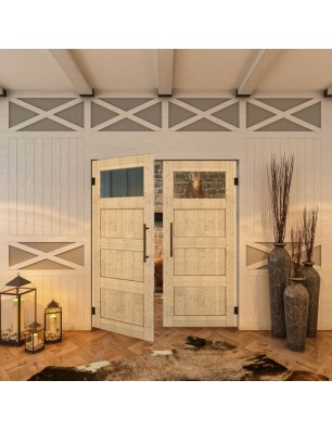 Pendeltür - Country Astkiefer Model 34 - modernes Zuhause