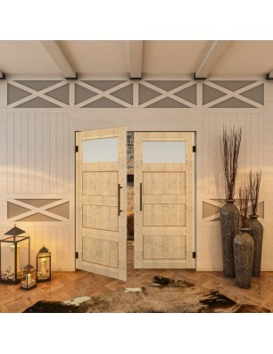 Pendeltür - Country Astkiefer Model 38 - modernes Zuhause
