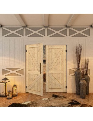 Pendeltür - Country Astkiefer Model 40 - modernes Zuhause